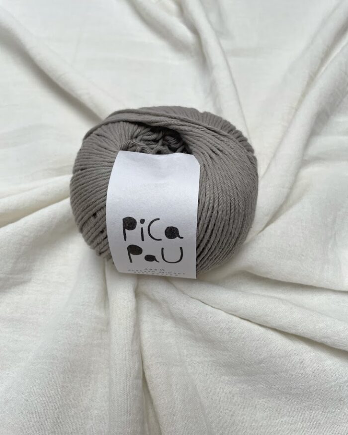 Hilado Pica Pau-100 gramos Worsted-PP037-GRIS CENIZA