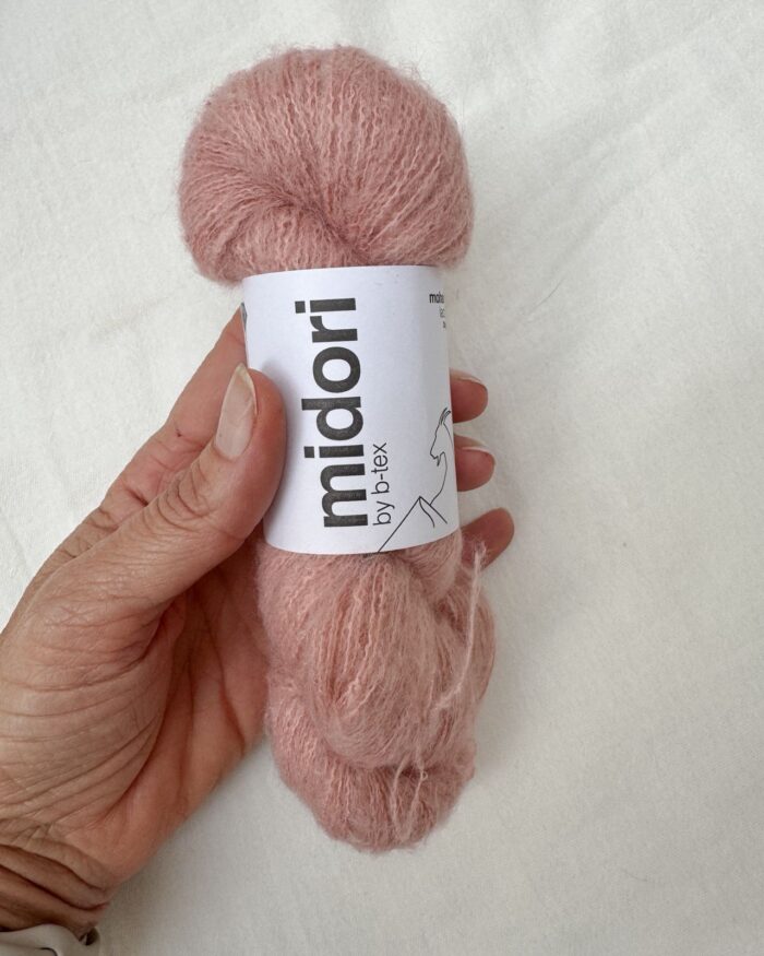 Mohair rosa pálido